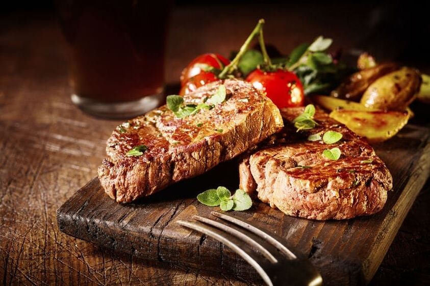 steak fehérje diétán